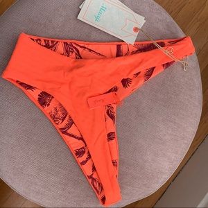 NWT Maaji Orangesicle Viva Reversible Bikini Botto